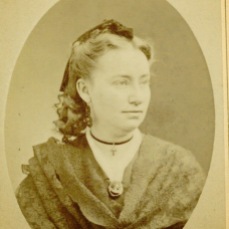 Daguerreotype of Annie Corsina Fox George, date unknown